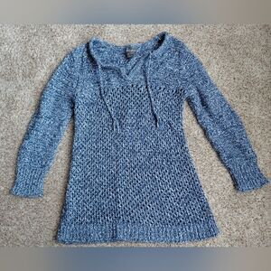 Eddie Bauer Women's V-Neck Blue Sweater Size XS